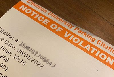 clemson parking services|Citations and Appeals .